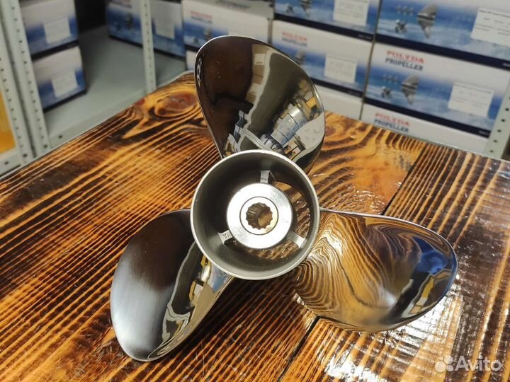 Гребной винт Tohatsu 9,9-20; 3х9-1/4х11, сталь