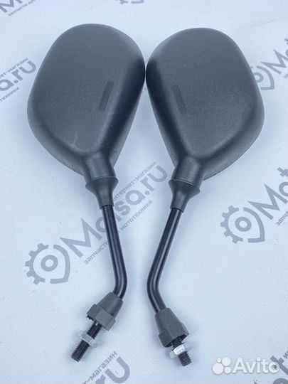 Зеркала чёрные d8 Racer Lupus,WM Mantis,YB50QT-9