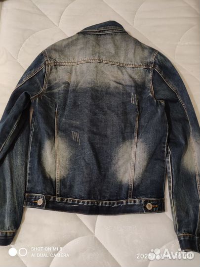 Джинсовая куртка джинсы свитер