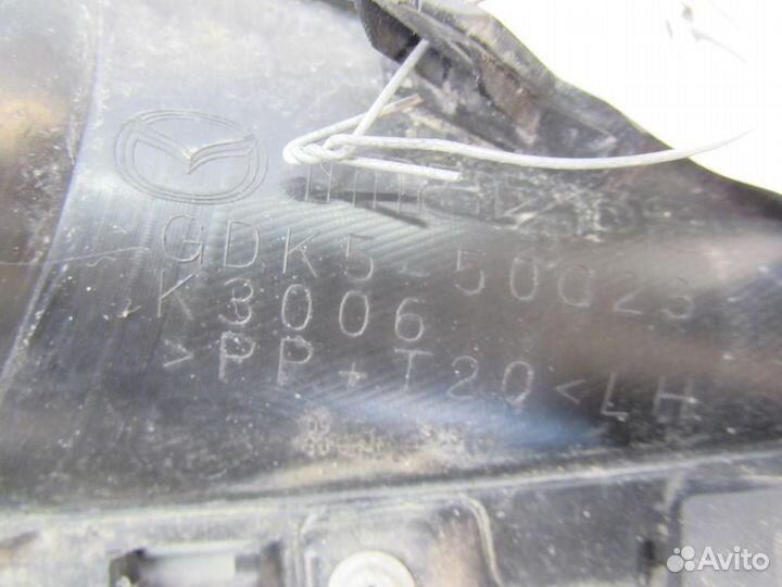 Рамка противотуманной фары левой для Mazda 6 2007