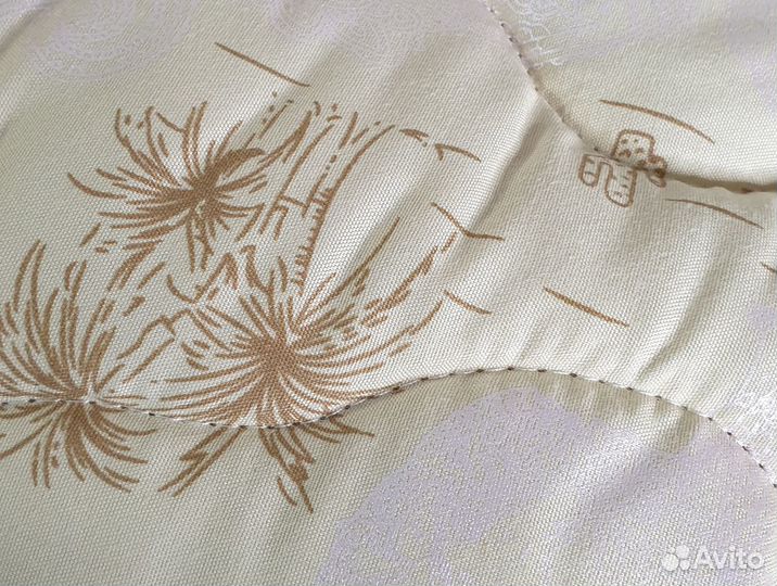 Одеяло шерсть в тике стандартное (2,0сп) Иваново