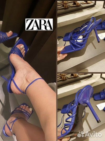 Босоножки 35 zara туфли платье мюли