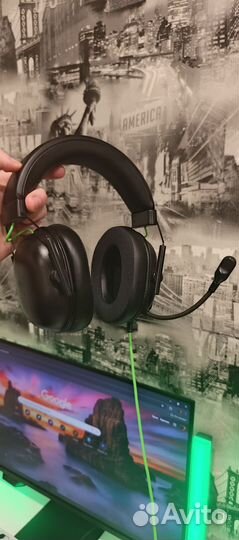 Игровые наушники Razer blackshark v2 x