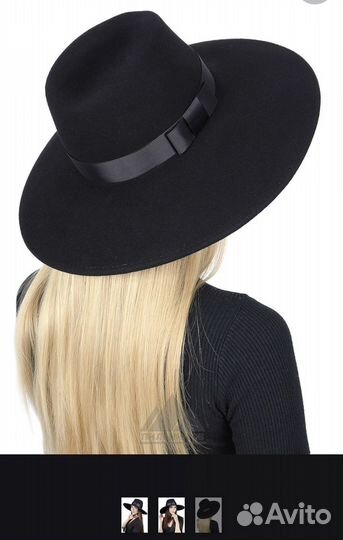 Шляпа фетровая женская