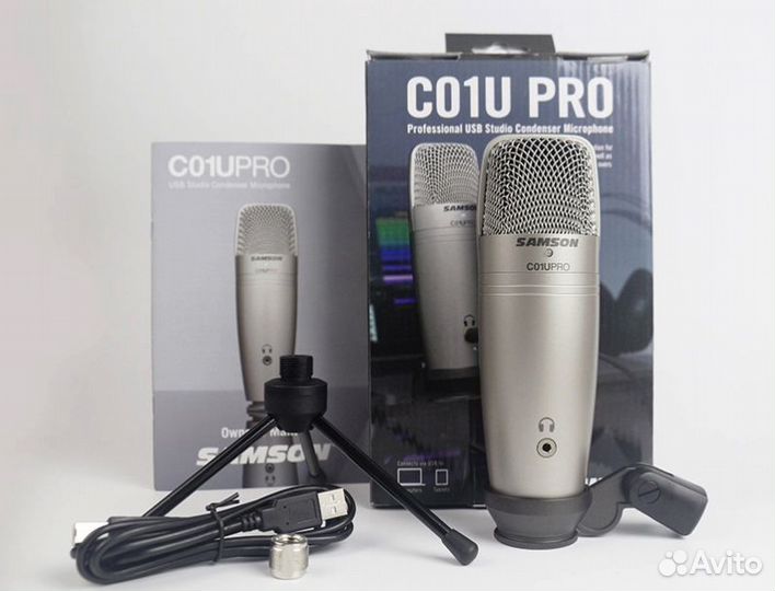 Студийный микрофон Samson C01U Pro. Новый