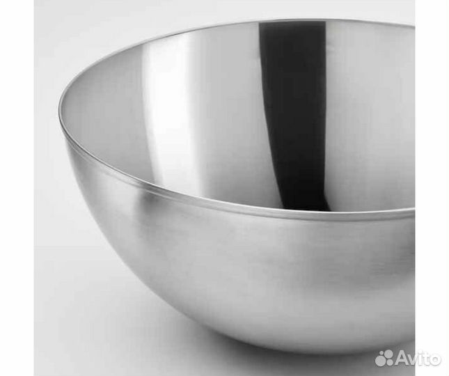 Сервировочная миска, нерж сталь IKEA Blanda blank