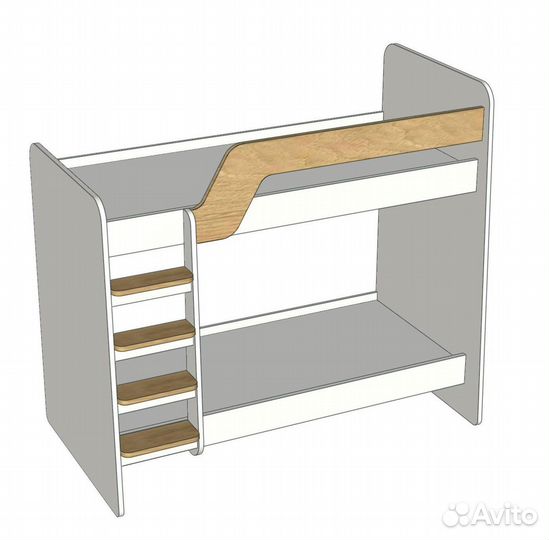 Кровать детская двухъярусная