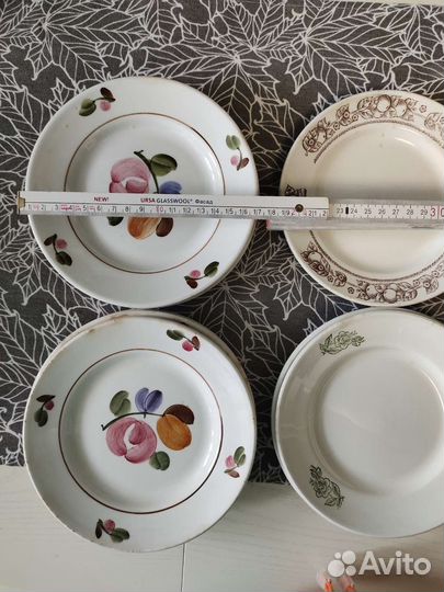 Тарелки,соусник, миски СССР, ложки