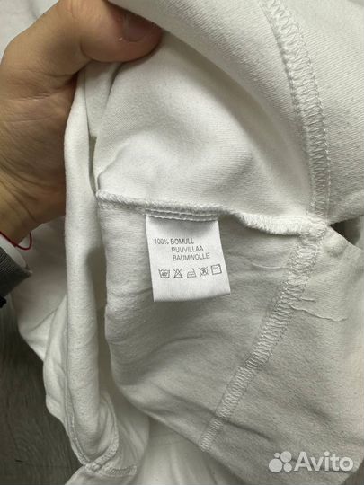 Лонгслив Lindex с цветочками белый детский