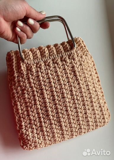 Сумка вязанная женская