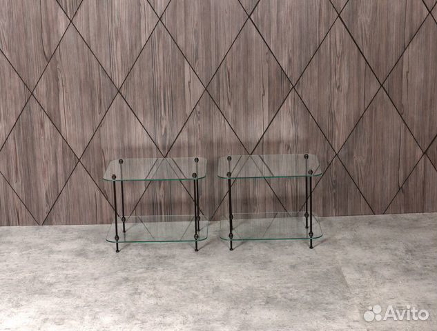 Комплект мебели из стекла