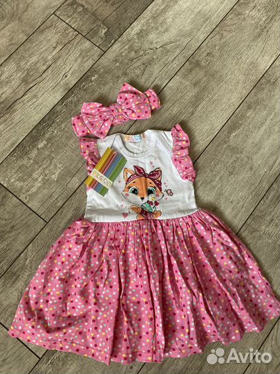 Летняя одежда для девочки 80 размер