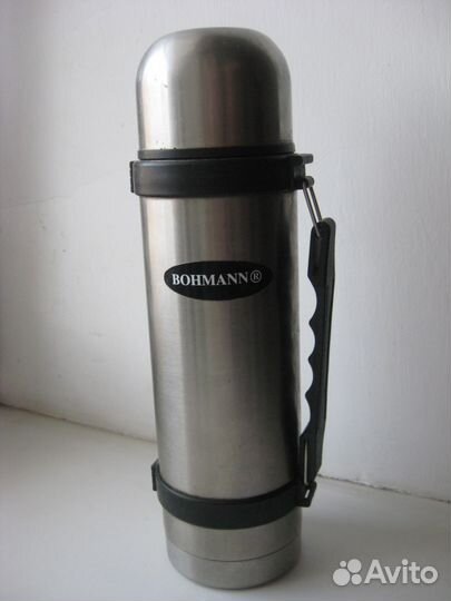 Термос универсальный Bohmann стальной, черный, 1,2