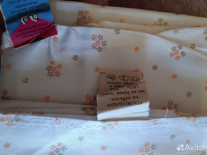 Наволочки, полотенце, скатерть, платки СССР