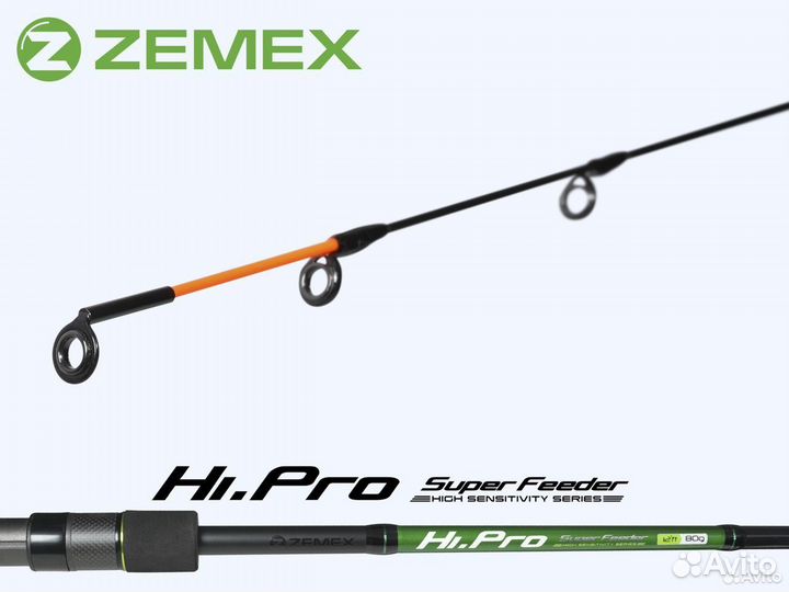 Фидер удилище Zemex HI-PRO Super Feeder 13 ft-110g