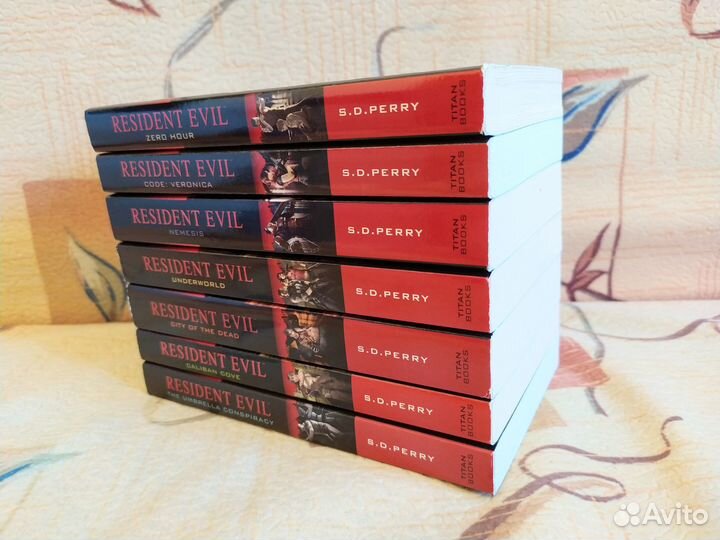 Серия книг resident evil (английский язык)