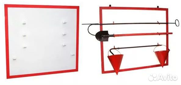 Щит пож. метал. открытый цельнометаллический без к