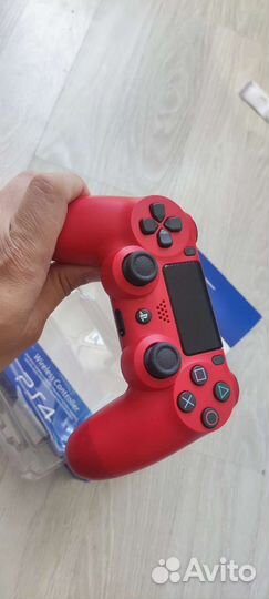 Оригинальный sony dualshock v2 красная лава