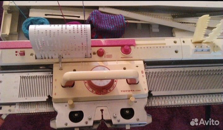 Двухфонтурная вязальная машина toyota ks858/506