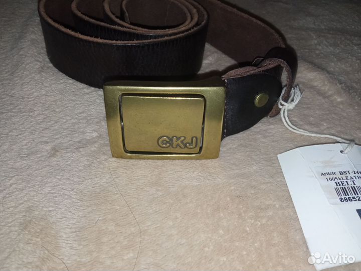 Ремень кожаный, оригинал, Calvin Klein