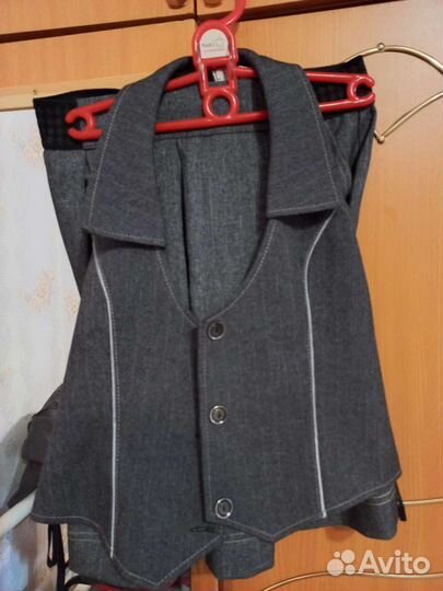 Школьная форма серая