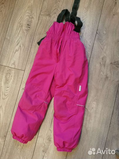 Зимний полукомбинезон для девочки 110 р-р