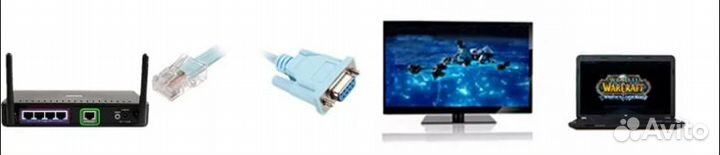 Кабель DB9 - RJ45