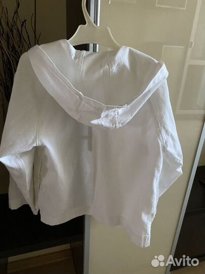 Льняной пиджак для девочки