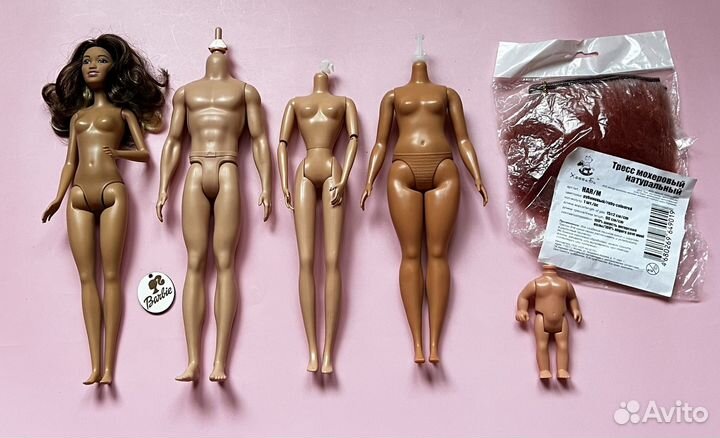 Кукла Барби, туловище, Кен, Скиппер