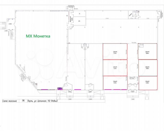 Торговая площадь, 30 м²