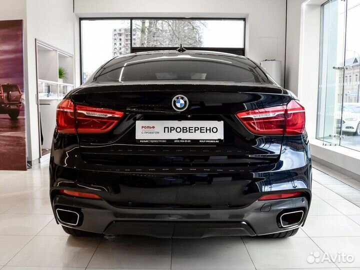 BMW X6 3.0 AT, 2017, 121 864 км