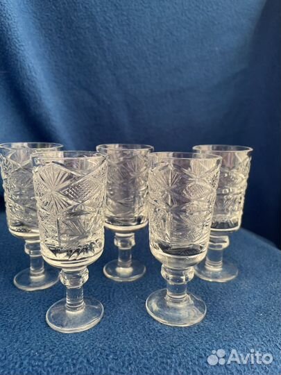 Рюмки хрусталь на ножке СССР