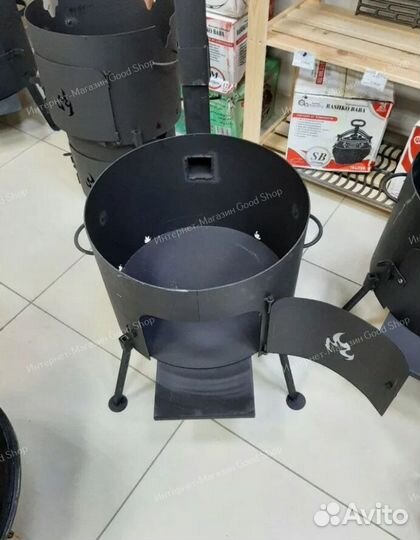 Печь под казан с трубой 360 мм. (под казан 12 л.)