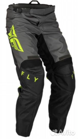 Мотоштаны Fly Racing F-16 2023 Black/Grey/Hi-Vis