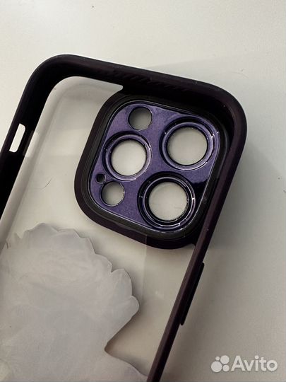 Силиконовый чехол с принтом для iPhone 14 Pro