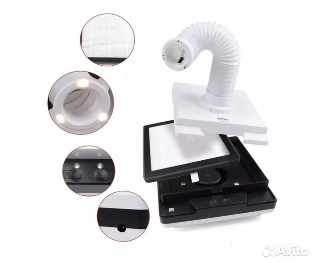 Пылесос шлифовальный c всасывающей турбиной