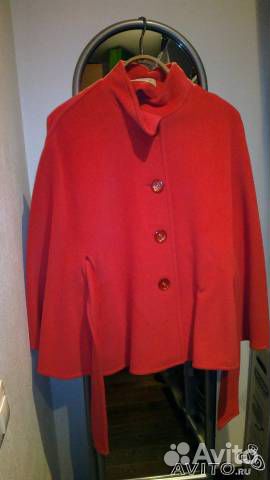 Легкое пальто (цвет коралловый)