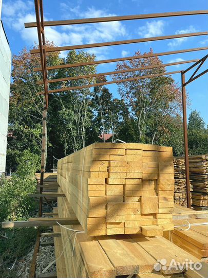 Брус обрезной 150х150х6000мм с доставкой