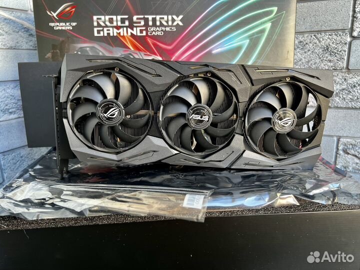 Видеокарта Rx 5700 XT 8GB Asus Rog Strix OC/Пломба