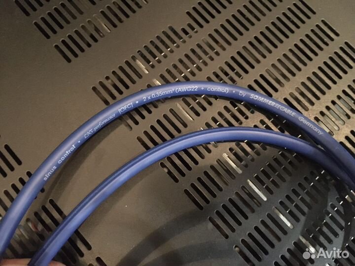 Межблочный кабель 2 rca 2rca Sommer Cable 0,7 m
