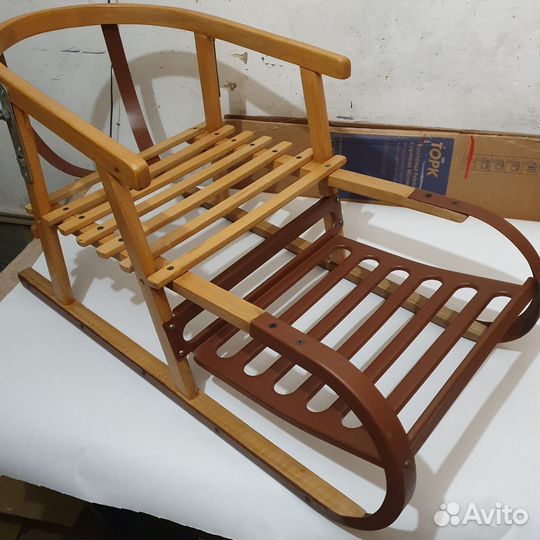 Детские деревянные санки СССР