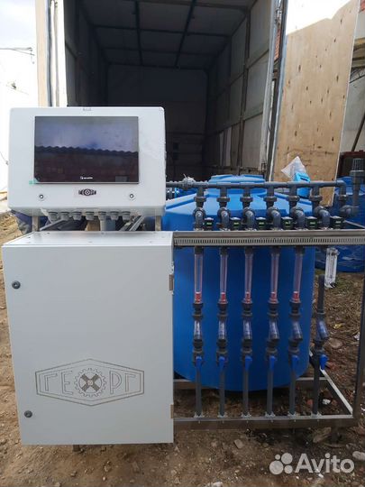 Растворный узел для удобрений