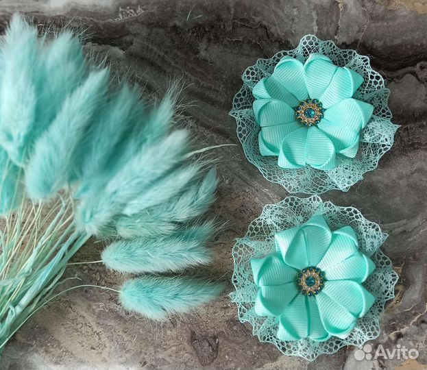 Резиночки,заколочки,бантики для волос ручной работ