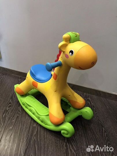 Качалка-каталка 2в1 Жирафик