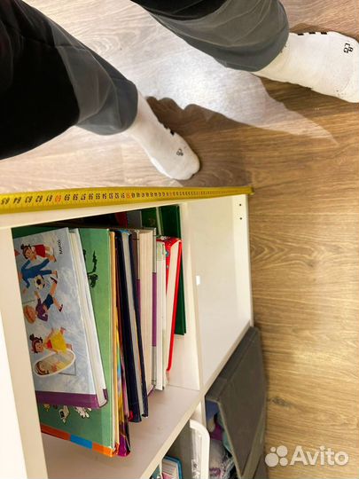 Полка IKEA для игрушек с 4 коробками для игрушек