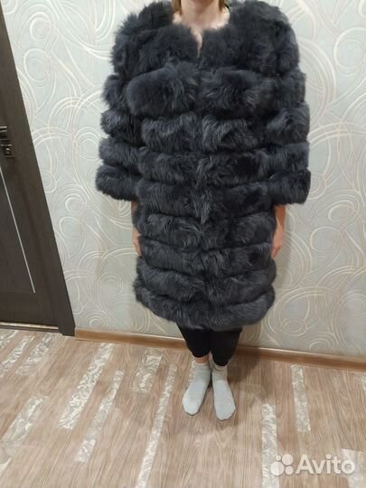 Шуба из песца