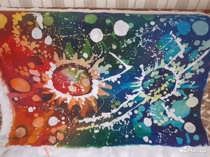 Батик 48х65 ручная роспись