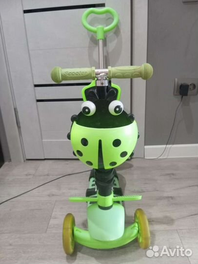 Самокат детский трехколесный бу