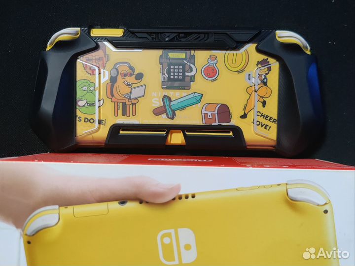 Nintendo switch lite Yellow Прошит чип hwfly