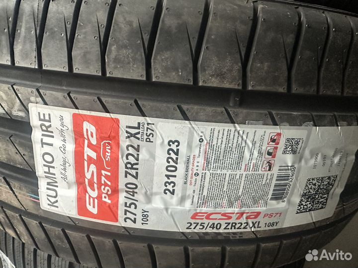 Kumho Ecsta PS71 SUV 275/40 R22 107Y